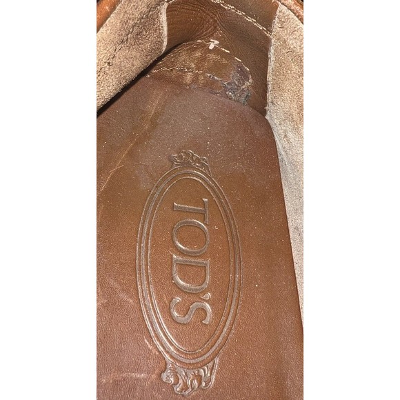 Tod’s City Gommino Brown Leather Driving Shoes Loafers Men’s US 8  UK 7/ Women’s main image 6